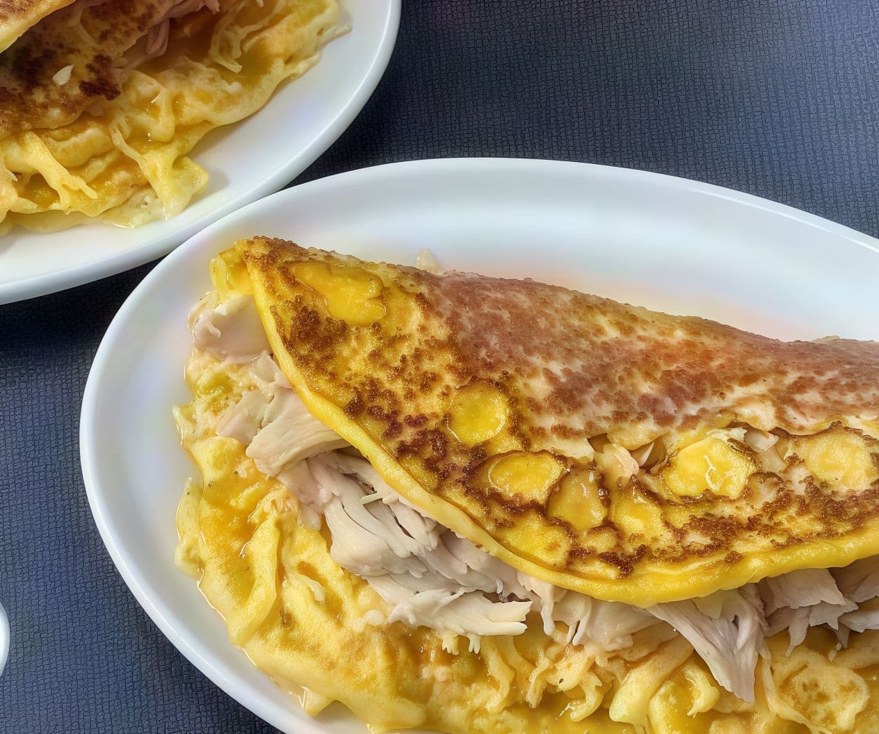Cachapa venezolana con queso en El Solar del Este