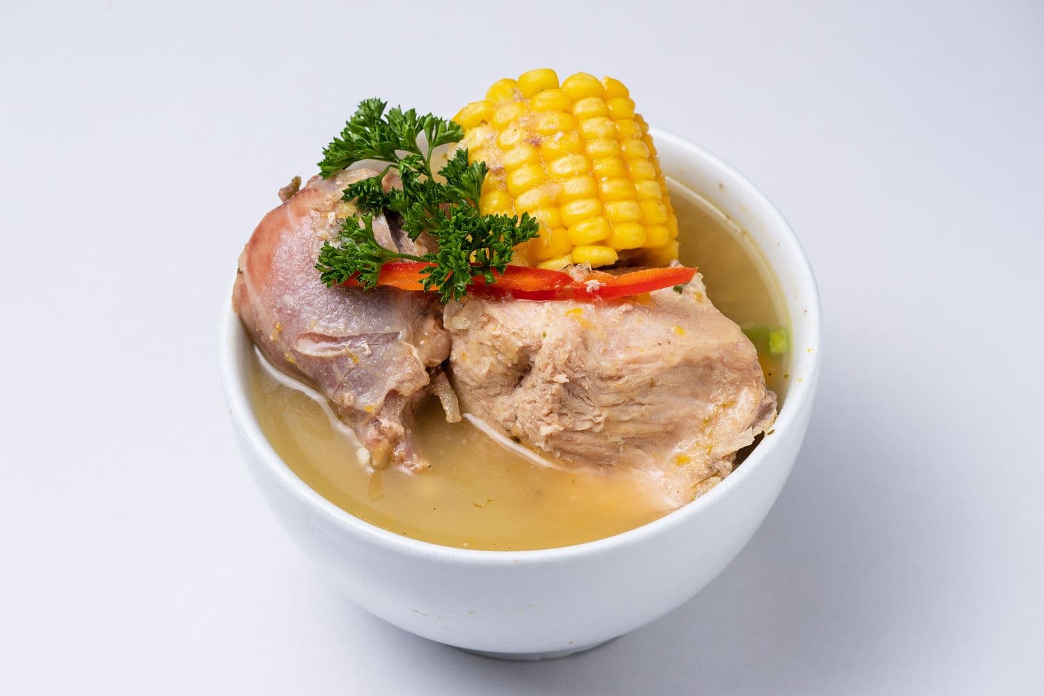 Hervido de gallina de la cocina criolla venezolana